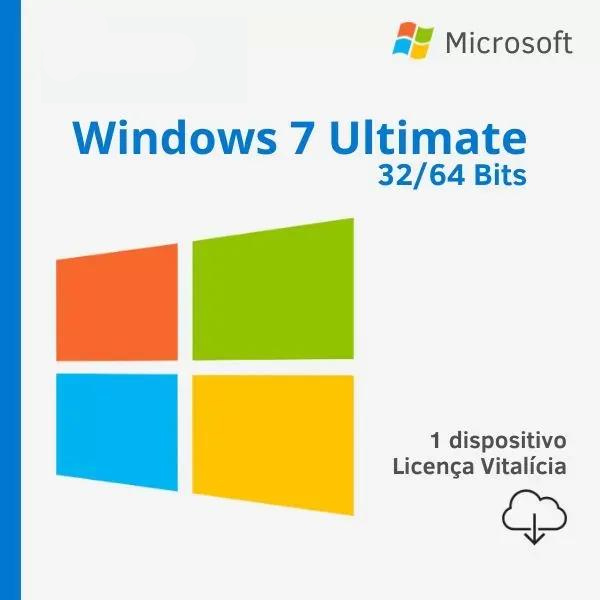 Microsoft Windows 7 Ultimate - Licença Original + Nota Fiscal