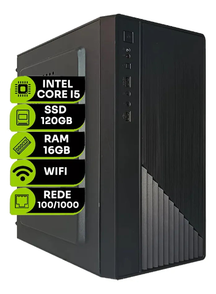 Computador Cpu Intel Core I5 3470 Ssd 120gb 16gb Memória Ram