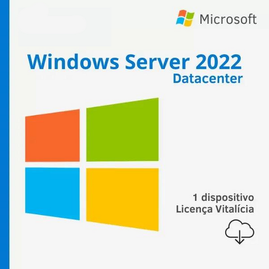 Microsoft Windows Server 2022 Datacenter - Licença Original + Nota Fiscal