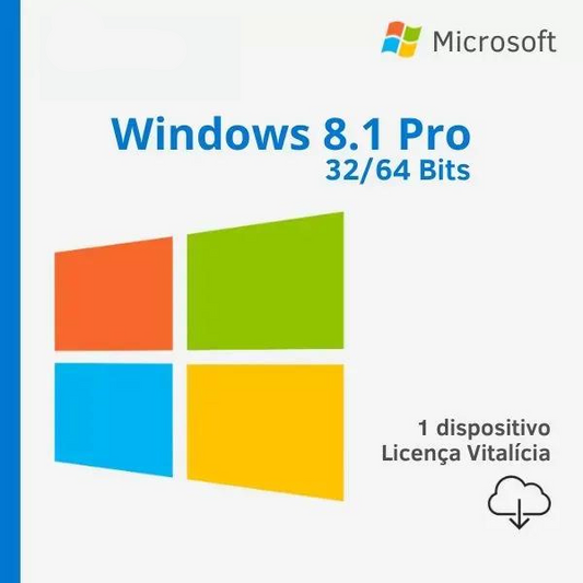 Microsoft Windows 8.1 Pro - Licença Original + Nota Fiscal