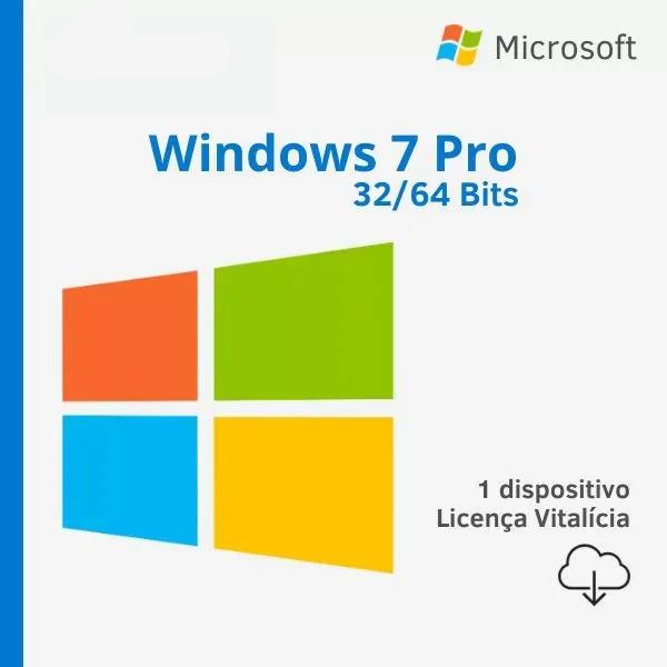 Microsoft Windows 7 Pro - Licença Original + Nota Fiscal