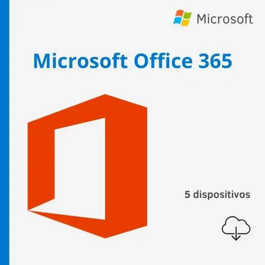 Microsoft Office 365 | Licença Original e Vitalícia | 5 Dispositivos